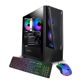 iBUYPOWER - TraceMesh Gaming Desktop - AMD Ryzen 7 7700 - 32GB DDR5 RAM - AMD Radeon RX 7800XT 16GB - 2TB NVMe SSD - Black