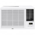 LG - 550 Sq. Ft 12,000 BTU Window Mounted Air Conditioner with 11,200 BTU Heater - White