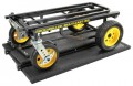 RocknRoller - Multi-Cart 2-Tier Multimedia Shelf - Black