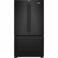 Maytag - 25.2 Cu. Ft. French Door Refrigerator - Black-on-Black