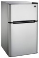 Igloo - 3.2 Cu. Ft. Compact Refrigerator - Stainless-Steel