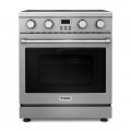 Thor Kitchen - 4.8 Cu. Ft. Freestanding Electric Convection Range - Silver