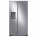 Samsung - 27.4 cu. ft. Side-by-Side Refrigerator with WiFi and Large Capacity - Fingerprint Resistant Stainless Steel