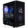 CLX - SET Gaming Desktop - Intel Core i5 12400F - 16GB Memory - GeForce RTX 3050 - 500GB M.2 NVMe SSD + 2TB HDD - Black