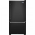 Maytag - 18.6 Cu. Ft. Bottom-Freezer Refrigerator - Black on black