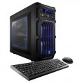CybertronPC - Flux X99 X4 Desktop - Intel Core i7 - 8GB Memory - 1TB+8GB Hybrid Hard Drive - Blue