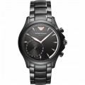 Emporio Armani - Connected Hybrid Smartwatch 43mm Stainless Steel - Black