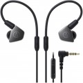 Audio-Technica - ATH LS70iS Wired In-Ear Headphones - Gray/Black