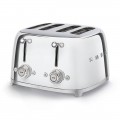 SMEG TSF03 4x4 Slot Wide-Slot Toaster Toaster - Stainless Steel