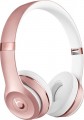 Beats by Dr. Dre - Geek Squad Certified Refurbished Beats Solo3 Wireless Headphones - Rose Gold