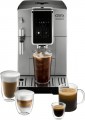 De'Longhi - De’Longhi Dinamica Fully Automatic Coffee and Espresso Machine, with Premium Adjustable Frother - Chrome and Black