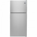 Maytag - 18.1 Cu. Ft. Top-Freezer Refrigerator - Monochromatic stainless steel