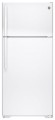 GE - 15.6 Cu. Ft. Frost-Free Top-Freezer Refrigerator - White