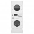Whirlpool - 3.1 Cu. Ft. Front Load Washer and 6.7 Cu. Ft. Electric Dryer with Space Saving Configuration - White