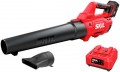 Skil - PWRCORE20 20V 52 MPH 400 CFM Cordless Handheld Blower (1 x 4.0Ah Battery and 1 x Charger) - Red/black