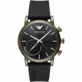 Emporio Armani - Connected Hybrid Smartwatch 43mm Stainless Steel - Black ion-plated stainless steel