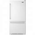 Maytag - 22.1 Cu. Ft. Bottom-Freezer Refrigerator - White on white