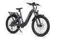 QuietKat - Villager 500w E-Bike w/ Maximum Operating Range of 38 Miles and w/ Maximum Speed of 20 MPH - Denim