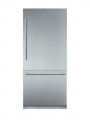 Thermador - Freedom Collection 19 1/2 cu. ft. Bottom Freezer Built-in Refrigerator with Masterpiece Series Handles