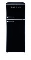 Galanz - Retro 10 Cu. Ft Top Freezer Refrigerator - Black
