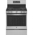 GE Profile - 5.6 Cu. Ft. Freestanding Smart Gas True Convection Range with Hot Air Fry - Stainless Steel