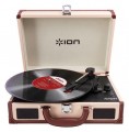 Ion Audio - Vinyl Motion Deluxe Portable Turntable - Cream