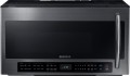 Samsung - 2.1 Cu. Ft. Over-the-Range Microwave with Sensor Cooking - Black Stainless Steel