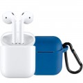 Apple - AirPods with Charging Case (Latest Model) & Insignia™ Case for Apple AirPods (Blue) Package