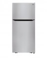 LG - 20.2 Top-Freezer with Ice Maker - Stainless steel