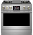 Monogram  5.7 Cu. Ft. Freestanding Dual Fuel Convection Range with Self-Clean and 4 Burners - Stainless Steel