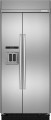 KitchenAid - 20.8 Cu. Ft. Side-by-Side Built-In Refrigerator with PrintShield™ Finish - Stainless steel