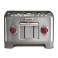 Wolf Gourmet - Four-Slice Toaster - STAINLESS STEEL