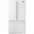 Maytag - 25.2 Cu. Ft. French Door Refrigerator - White-on-White