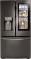 LG - 29.7 Cu. Ft. French Door-in-Door Refrigerator with Craft Ice - PrintProof Black Stainless Steel