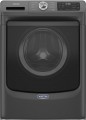 Maytag - 4.5 Cu. Ft. High-Efficiency Stackable Front Load Washer with Steam and Extra Power Button - Volcano Black