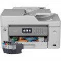 Brother - INKvestment MFC-J5830DW Wireless All-in-One Printer - Gray