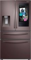 Samsung Family Hub 22.2 Cu. Ft. 4-Door French Door Counter-Depth Refrigerator - Fingerprint Resistant Tuscan Stainless Steel