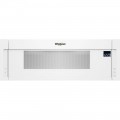 Whirlpool - 1.1 Cu. Ft. Low Profile Over-the-Range Microwave Hood Combination White