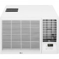 LG - 1,000 Sq. Ft 18,000 BTU Window Mounted Air Conditioner with 12,000 BTU Heater - White