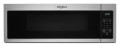 Whirlpool - 1.1 Cu. Ft. Low Profile Over-the-Range Microwave Hood with 2-Speed Vent - Stainless steel