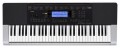 Casio - Portable Keyboard with 61 Standard-Size Touch-Sensitive Keys - Black/Silver