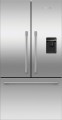 Fisher & Paykel - 20.1 cu. Ft. French Dorr Refrigerator Bottom- Freezer, Ice & Water - Stainless Steel