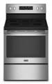 Maytag - 5.3 Cu. Ft. Electric Range with Air Fry - Stainless Steel