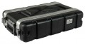 Grundorf - ABS Series 2-Space Wireless Rack Case - Black/Gray