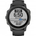 Garmin - fēnix 6S Sapphire Smartwatch 42mm Fiber-Reinforced Polymer - Carbon Gray DLC with Black Silicone Band