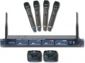 VocoPro - 4-Channel UHF Wireless Microphone System - Black