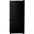 Amana - 18.7 Cu. Ft. Bottom-Freezer Refrigerator - Black
