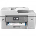 Brother - INKvestment Tank MFC-J6545DW XL Wireless Color All-In-One Printer - White/Gray