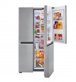 LG - 26.8 Cu. Ft. Side-by-Side Door-in-Door Refrigerator with Ice Maker  PLATINUM SILVER