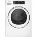 Whirlpool - 4.3 Cu. Ft. Stackable Electric Dryer with Steam and Wrinkle Shield - White
